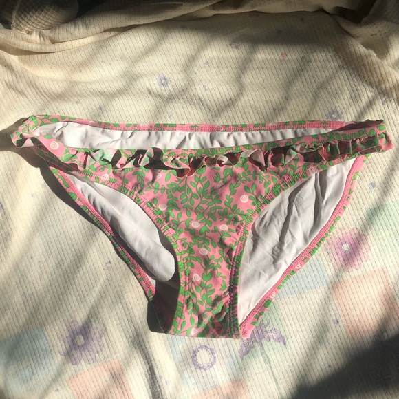 Lilly Pulitzer Pink & Green Floral Bikini - Picture 5 of 10